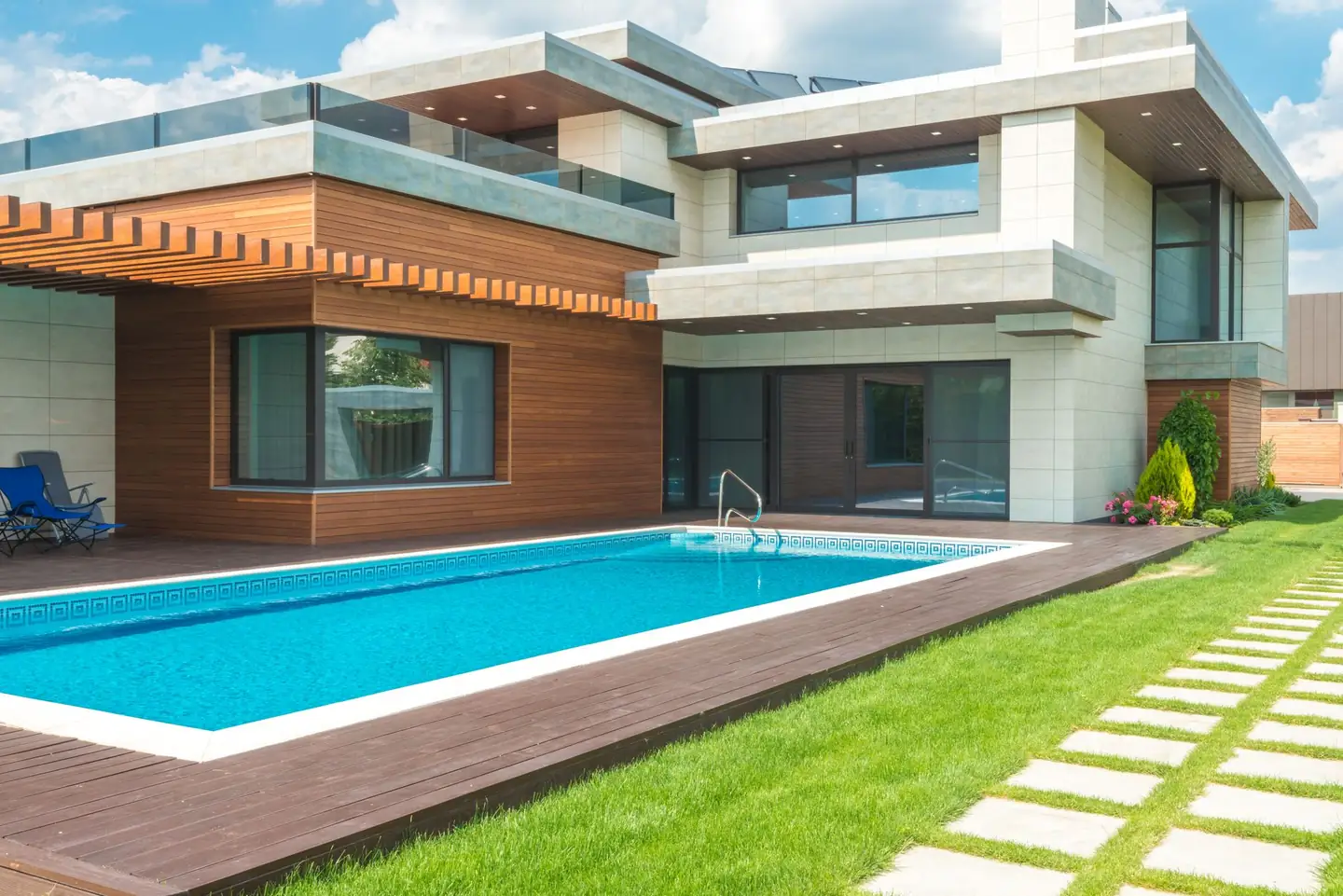 Swimming pool built in Hillsborough, NSW